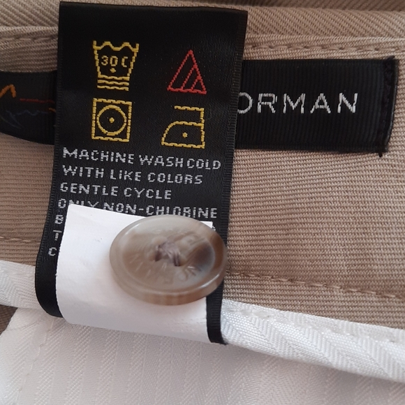 Greg Norman Khaki  Golf Slacks ⛳  Size  42x30 - Picture 8 of 10